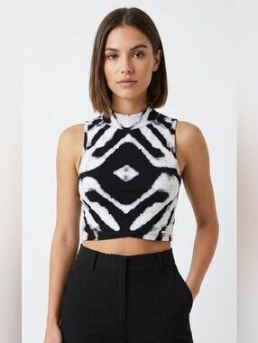 2B Bebe Tie-Dye Crop Top